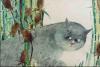 Anna Marcus.Cat in the thistle